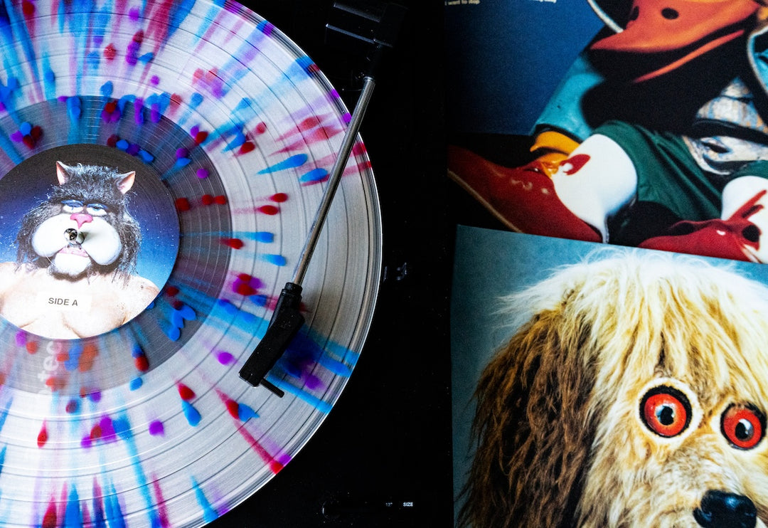 analysis paralysis - Milky Clear w/ Blue Red & Purple Splatter LP - Vinyl