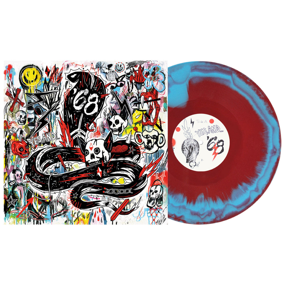 Yes and... - Oxblood & Cyan Blue Aside/bside LP - Vinyl