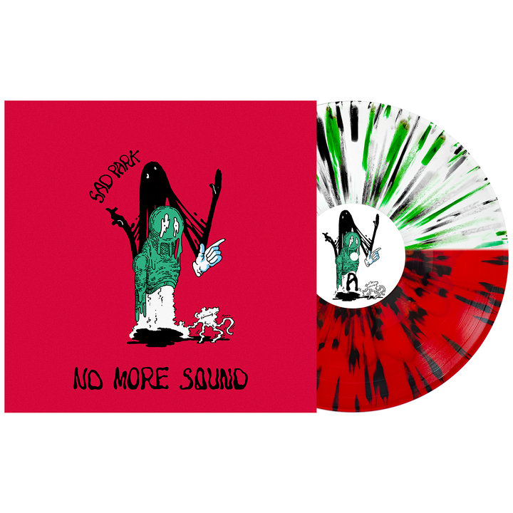 No More Sound - Half Blood Red / Half White W/ Green & Black Splatter LP - Vinyl