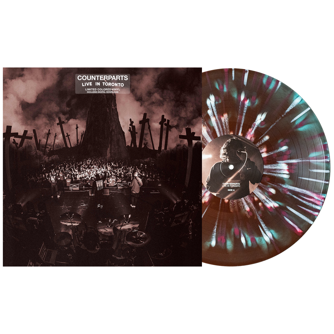 Live In Toronto - Brown & Electric Blue Aside/Bside with Heavy White & Oxblood Splatter LP - Vinyl