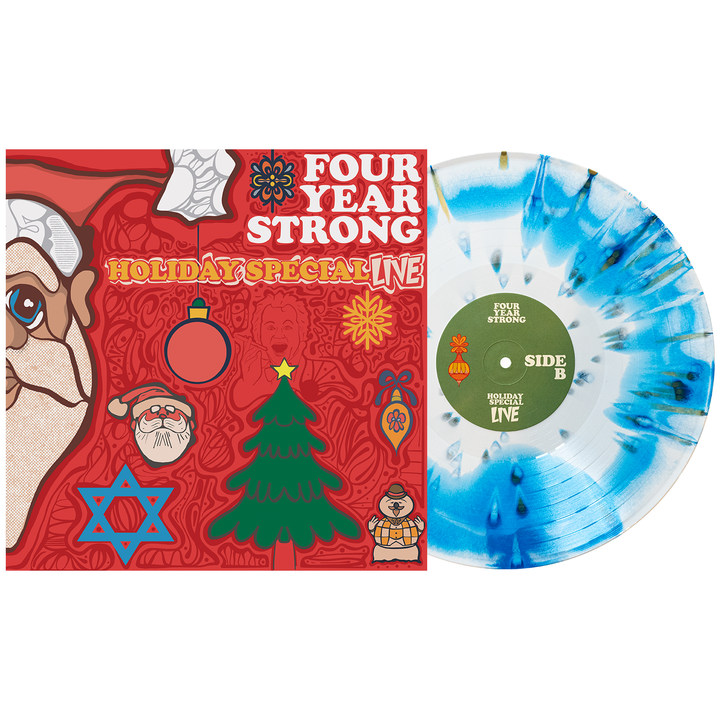 Holiday Special Live - Blue & White aside/bside w/ White and Gold splatter LP - Vinyl