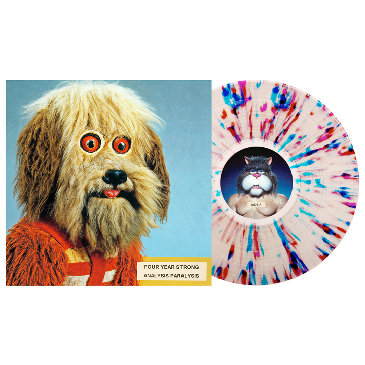 analysis paralysis - Milky Clear w/ Blue Red & Purple Splatter LP - Vinyl