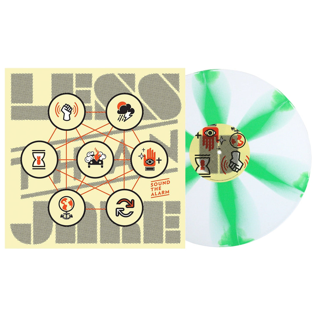 Sound The Alarm - White & Doublemint Pinwheel LP - Vinyl